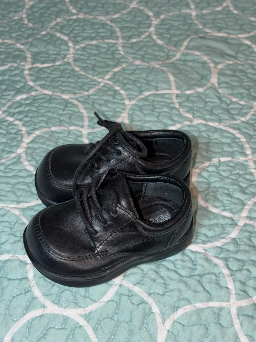 Kenneth Cole Little Boys Black Lace-Up Dress Shoes